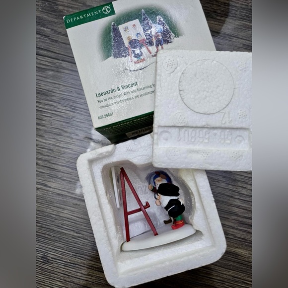 SOLD - Department 56 Leonardo & Vincent - Picture 8 of 8